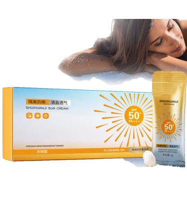 30 Pcs Mini Travel Size Sunscreen AntiAging Sunscreen Sunscreen Sunscreen Travel Size SPF 50+ Waterproof Sunscreen Travel Size Sunscreen Face 1 Pcs 1 Pcs