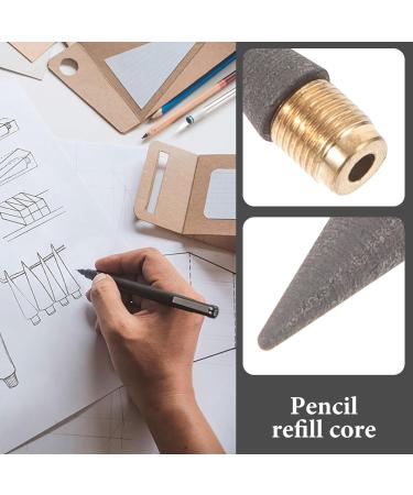 ULTECHNOVO 10pcs Forever Pencil Tips Lightweight Pencils Pencil Replaceable Tips Everlasting Pencil Tips Everlasting Pencil Refill Infinite Pencil Tips Metal Erasable Student Written - Buy Online on GoSupps.com