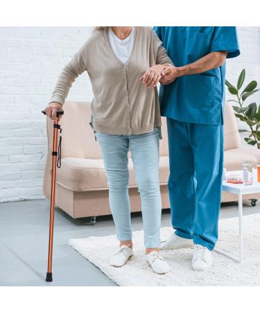 Supregear Folding Walking Stick - Adjustable & Lightweight Collapsible Walking Aid in Khaki | Ideal Travel Cane for Elderly Men & Women - Buy Online on GoSupps.com