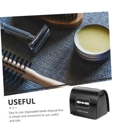 Hapinary Razenklingen Bank Disposal Case - Metal Blade Dispenser & Container | Trustproof Steel for Safe Blade Disposal - Buy Online on GoSupps.com