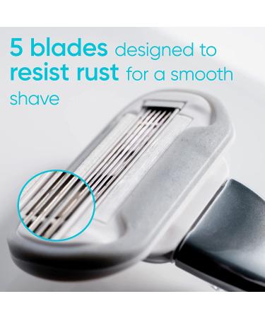 Gillette Venus Extra Smooth Charcoal Women's Razor Blade Refills - 6 Count - Buy Online on GoSupps.com