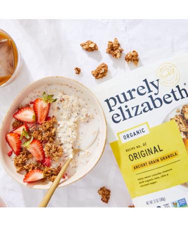 Purely Elizabeth Organic Original Ancient Grain Granola 12oz (Pack of 3) | Gluten-Free & Non-GMO - Buy Online on GoSupps.com