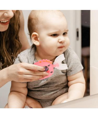 Shop Mobestech 8 STK U-Shaped Toothbrush for Kids | 360 Silicone Tooth Cleaning Tool & Fun Caricature Design - Buy Online on GoSupps.com