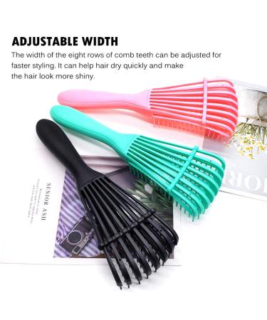 3 Pack Hair Detangler Brush for Afro Textured Hair | Detangling Brush for Natural Hair | Exfoliating Scalp Brush | 3 Count Set - Buy Online on GoSupps.com