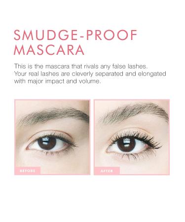Beauty for Real Hi-Def Mascara Just Black - Volumizing Lash Definer | Smudge Proof, Curling Formula - 0.31 fl oz - Buy Online on GoSupps.com
