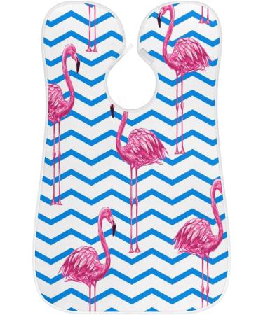 Beard Bib Apron for Men | Waterproof Hair Catcher & Grooming Cloth - Flamingo Print - Buy Online on GoSupps.com