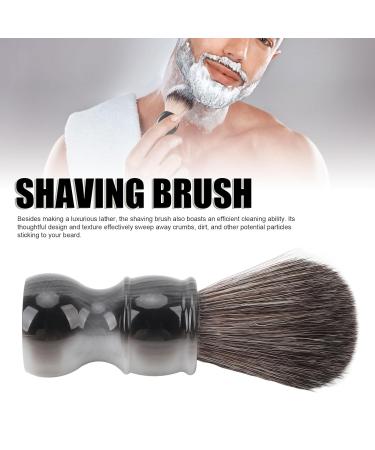 Premium Men's Shaving Brush - Soft Synthetic Handle for Fast Foaming & Grooming - Perfect Beard Care - Buy Online on GoSupps.com