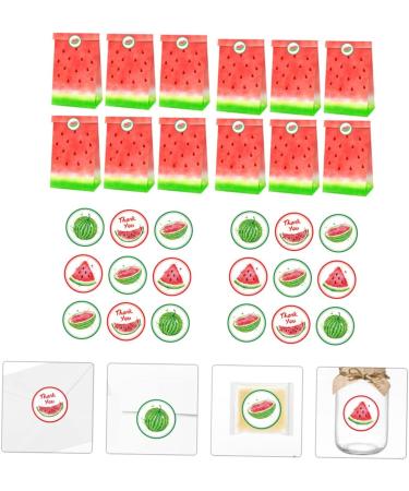 Alipis 1 Set Watermelon Paper Bag Candy Bags Candy for Kids Hawaii Paper Candy Bag Packing Bag Food - Buy Online on GoSupps.com