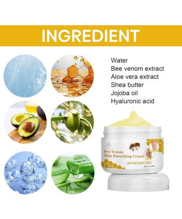 2024 New Bee Venom Varicose & Spider Veins Relief Cream for Legs Natural Varicose & Spider Veins Improve the Look of the Legs and Blood Circulation Tired and Heavy Legs Relief 60g/2.11fl.oz (3 Jars) - Buy Online on GoSupps.com