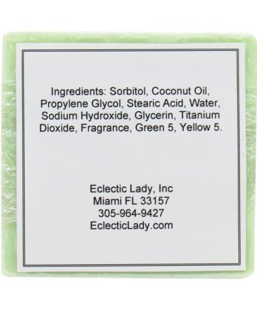 Green Irish Tweed Glycerin Soap - Eclectic Lady | 4 oz | International Shipping Available - Buy Online on GoSupps.com