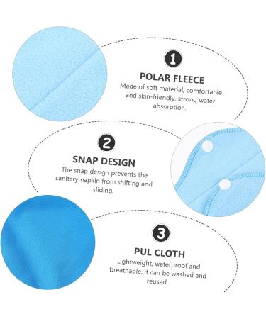 Beavorty 6-Ply Women's Reusable Menstrual Tapes | Polarfleece Fabric Cloth Accessories | Comfortable & Eco-Friendly Ladies Suits | Miss Excecration-Proof Bandages - Buy Online on GoSupps.com