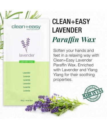 Clean + Easy Lavender & Ylang Ylang Paraffin Wax Spa Treatment - 16 oz, Softens Skin, Therabath Infused - Buy Online on GoSupps.com