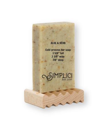 Aloe & Herb Natural Exfoliating Soap - 6 Bar Value Bag | Palm Free & Essential Oils | International Shipping - Buy Online on GoSupps.com