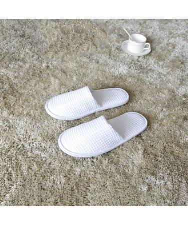Buy Wankd 5 Pair Disposable Lip & White Shoes - Universal Size Slippers for Men & Women (20x30cm) - Comfortable & Convenient - Buy Online on GoSupps.com