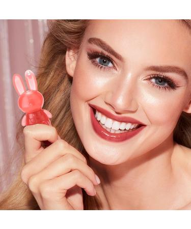  Fenayuu Lipstick Hydrating Lipstick Rabbit Shiny Lipstick Makeup Supplies for Daily Use Long Lasting Non-Chic - Buy Online on GoSupps.com