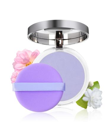 Lavender Matte Powder Lavender Matte Powder Oil Control For Silky Blurring Oil Control Long-Lasting Makeup Creates Soft. Purple