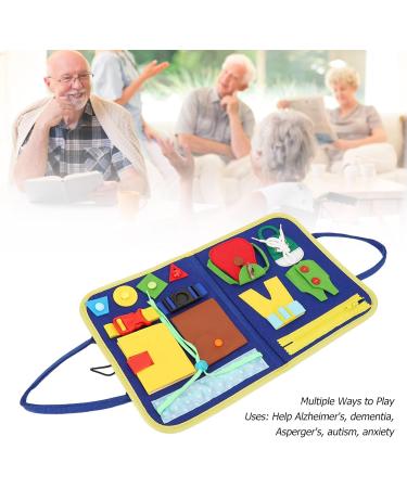 Natudeco Elderly Blanket Toy Clothing Clothing Learning Board Decompressing Toys To Relieve Anxiety Skin Friendly Light Portable Durable Home Care - Buy Online on GoSupps.com