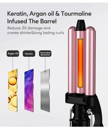 FARERY Mini Waver for Short Hair Rose Gold - Buy Online on GoSupps.com