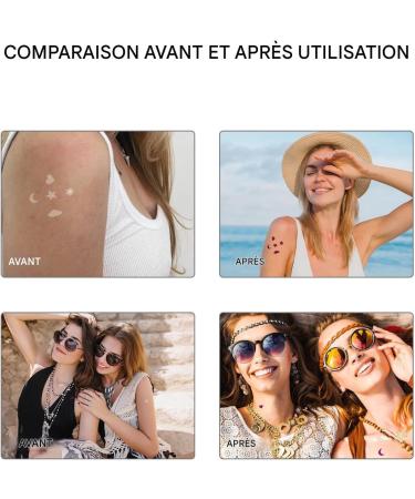  Duvcoywae UV Stickers for Sunscreen - 24 Pieces UV Protection Body Stickers SPF Broad Spectrum Reminder Water Resistant Reapplication for Outdoor Camping Sport - Buy Online on GoSupps.com