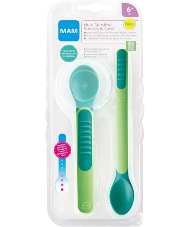MAM 67076320 Heat Sensitive Feeding Spoons & Cover - Neutral - Buy Online on GoSupps.com