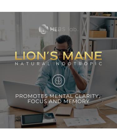 Organic Lions Mane Mushroom Extract - Brain Supplement for Memory & Immune Defense - 4 Fl Oz - Made in USA - Buy Online on GoSupps.com