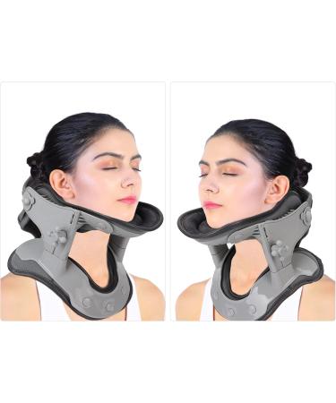 FOOJO Heated Neck Brace - Adjustable 3 Speed USB Neck Support Collar for Pain Relief | International Shipping Available - Buy Online on GoSupps.com