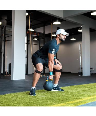 EMICUTE Patellar Tendon Knee Strap - Adjustable Brace for Knee Pain Relief | Support for Weightlifting, Running & Workouts - Black - Buy Online on GoSupps.com