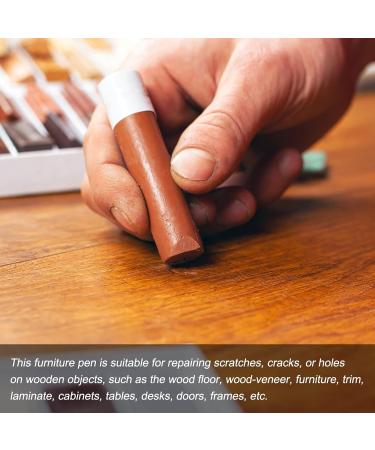 uxcell Wood Wax Filler Stick - 2Pcs Heavy Milk Chocolate Furniture Repair Crayons for Scratches Holes & Touch Ups | Perfect for Floors Laminate Doors & Tables - Buy Online on GoSupps.com