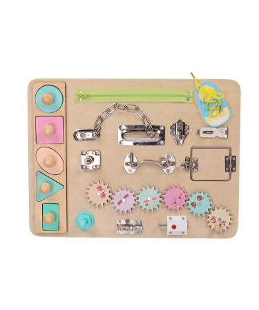 Dementia Fidget Board Dementia Board Fidget Busy Board for Adults with Dementia Calming Activities and Games Sensory Board Wooden for Autism