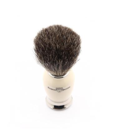 Edwin Jagger Imitation Ivory & Nickel Classic Shaving Set Pure Badger Brush Mach 3 Razor & Bowl for Men | International Shipping Available - Buy Online on GoSupps.com