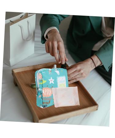 Lurrose 12-Piece Storage Bag for Women | Bandages Tampons & Money Exchange | High Capacity Travel Cosmetic Bag for Teens - Buy Online on GoSupps.com