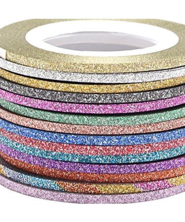 lmoikesz 10 Set of/set Multicolored Nail Art Striping Tape Set Wide Application And Easy To Fashionable And Unique Paper Good Gifts Random Color 3MM Random Color 3MM 10Set - Buy Online on GoSupps.com