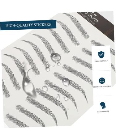 Beavorty 20 Pcs Imitation Eco Eyebrow Sticker Stickers Eyebrows for Women Fake Eyebrows Eyebrow Lines 3d 1 count (Pack of 1) Blackx2pcs - Buy Online on GoSupps.com