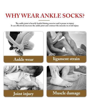 Buy Neuropathy Socks | Pain Relief & Support Ankle Sleeves for Men & Women | Comprex XL White Foot Sleeves for Swelling - Buy Online on GoSupps.com