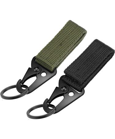 Coolty 10-Piece Tactical Carabiner Set - Durable Backpack Clips & Nylon Belt Buckles for Camping Hiking & Outdoor Adventures | International Shipping Available - Buy Online on GoSupps.com