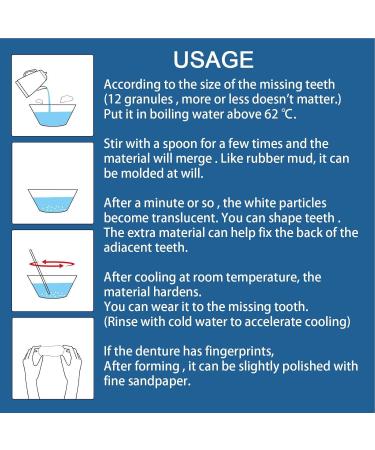 Tytyworth Provisional Tooth Repair Set - Granulate for Dentures & Broken Teeth | Thermal Pearls & Vampire Make-up Essentials - Buy Online on GoSupps.com
