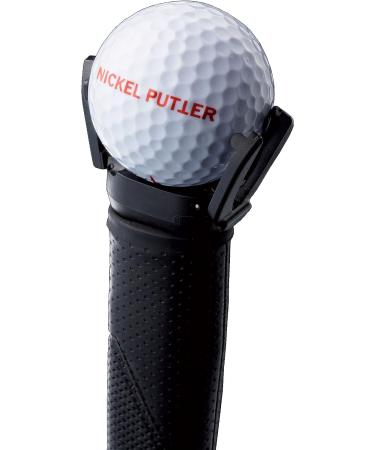 Nickel Putter Golf Ball Pick-Up - Black | Convenient Ball Retrieval Tool - Buy Online on GoSupps.com