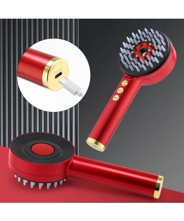 Hair Oil Applicator Scalp Massager Hair Oil Applicator Electric Massage Steam Hair Comb - Electric Massage Comb 3 Modes Hair Massage b - Buy Online on GoSupps.com