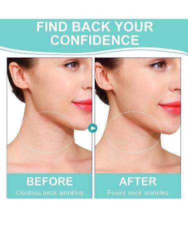 Instant Neck Lift Tape - Face & Neck Lifting Stickers - Adhesive Patch for Double Chin Reduction, Wrinkle Smoothing, and Fine Line Fading - 4 Lift Bands + 20 Replacement Tapes - Buy Online on GoSupps.com