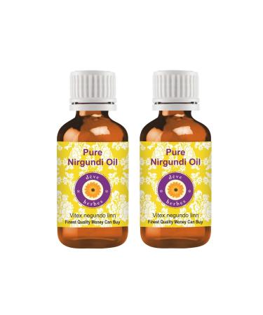 Deve Herbes Pure Nirgundi Oil Vitex negundo Linn Pack of Two 100ml X 2 6 oz