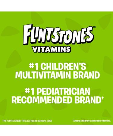 Flintstones Plus Iron Chewable Vitamins - 60ct | Essential Children's Supplement - Buy Online on GoSupps.com