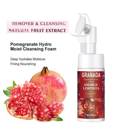 Tangsion Face Wash - Pomegranate Cleansing Foam for Firmness & Hydration | 5.1 fl oz | International Shipping Available - Buy Online on GoSupps.com