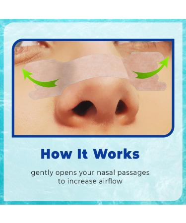 50 Piece Nose Paving Snoring Solution | Better Breathing Snor Popper | Anti-Snoring Nasal Spreaders for Sleep & Sports - Buy Online on GoSupps.com