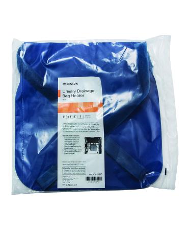 McKesson Urinary Drainage Bag Holder Vinyl w/Adjustable Straps Navy - Model 16-5515
