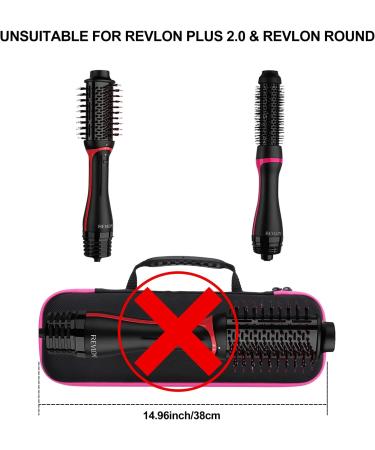 Hard Travel Case for Revlon One-Step Hair Dryer Brush Volumizer - Replacement Case Only for REVLON Original 1.0 - Not Compatible with PLUS 2.0 & Round - (Case Only) - Buy Online on GoSupps.com