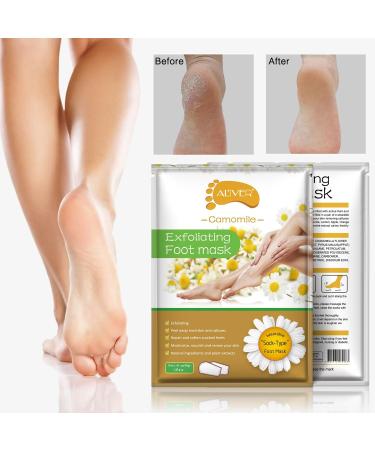 Foot Peel Mask Exfoliating Foot Mask for Soft Baby Feet Repair Heels & Removes Dry Dead Skin Feet Peeling Socks Foot Treatment for Hard Skin 3 Pairs - Buy Online on GoSupps.com
