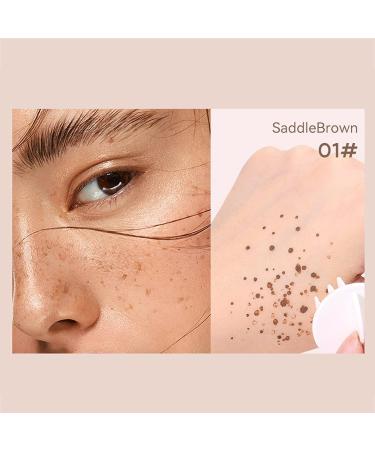 PhantomSky Freckle Pen 2Pcs - Waterproof Longlasting Fake Freckles Stamp Set in Saddle Brown & Chocolate for Natural Sunkissed Makeup - Buy Online on GoSupps.com
