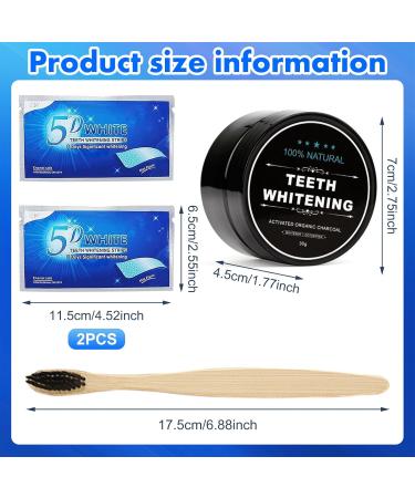 Aronrave Activated Charcoal Toothpaste Powder - Natural Teeth Whitening & Cleaning for Bright White Teeth - Buy Online on GoSupps.com
