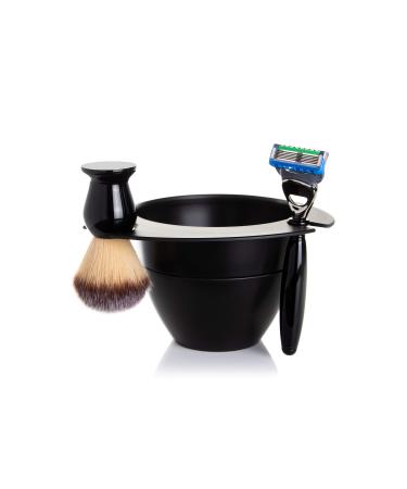 Modular Shaving Bowl by SHAVEBOWL (Made in USA) - Matte Black