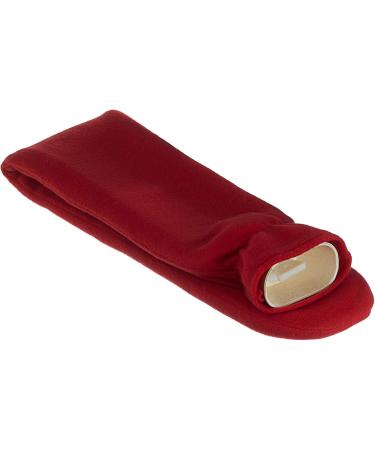 2L Tube Hot Water Bottle with Soft Cover - Grey & Red - Extra Long 72cm for Neck & Shoulders - Buy Online on GoSupps.com